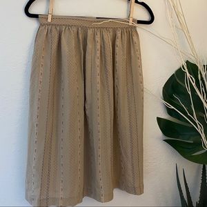 VINTAGE High Waisted Silky Skirt